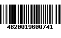 Código de Barras 4820019600741