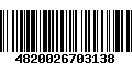 Código de Barras 4820026703138