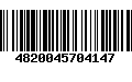 Código de Barras 4820045704147