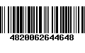 Código de Barras 4820062644648