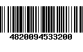 Código de Barras 4820094533200