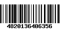 Código de Barras 4820136406356