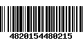 Código de Barras 4820154480215