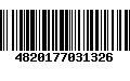 Código de Barras 4820177031326