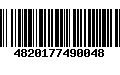 Código de Barras 4820177490048