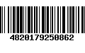 Código de Barras 4820179250862