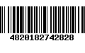 Código de Barras 4820182742828