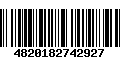 Código de Barras 4820182742927