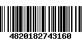 Código de Barras 4820182743160