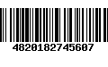 Código de Barras 4820182745607