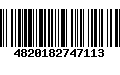 Código de Barras 4820182747113