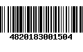 Código de Barras 4820183001504