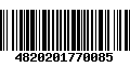 Código de Barras 4820201770085