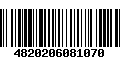 Código de Barras 4820206081070