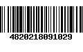 Código de Barras 4820218091029