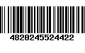 Código de Barras 4820245524422