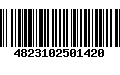 Código de Barras 4823102501420