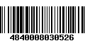 Código de Barras 4840008030526