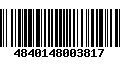 Código de Barras 4840148003817