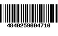 Código de Barras 4840259004710