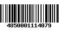 Código de Barras 4850001114079