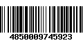 Código de Barras 4850009745923