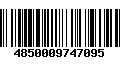 Código de Barras 4850009747095