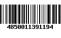 Código de Barras 4850011391194