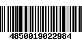 Código de Barras 4850019022984