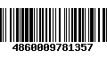 Código de Barras 4860009781357