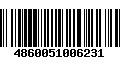 Código de Barras 4860051006231