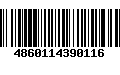 Código de Barras 4860114390116