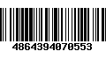 Código de Barras 4864394070553