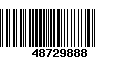 Código de Barras 48729888