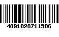 Código de Barras 4891028711506