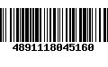 Código de Barras 4891118045160