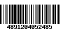 Código de Barras 4891204052485