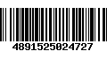 Código de Barras 4891525024727