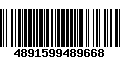 Código de Barras 4891599489668