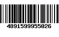 Código de Barras 4891599955026