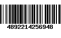 Código de Barras 4892214256948