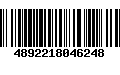 Código de Barras 4892218046248