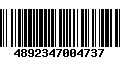 Código de Barras 4892347004737