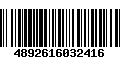 Código de Barras 4892616032416