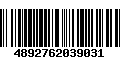 Código de Barras 4892762039031