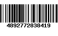 Código de Barras 4892772838419