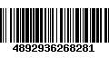 Código de Barras 4892936268281