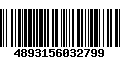 Código de Barras 4893156032799