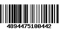 Código de Barras 4894475100442