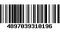 Código de Barras 4897039310196